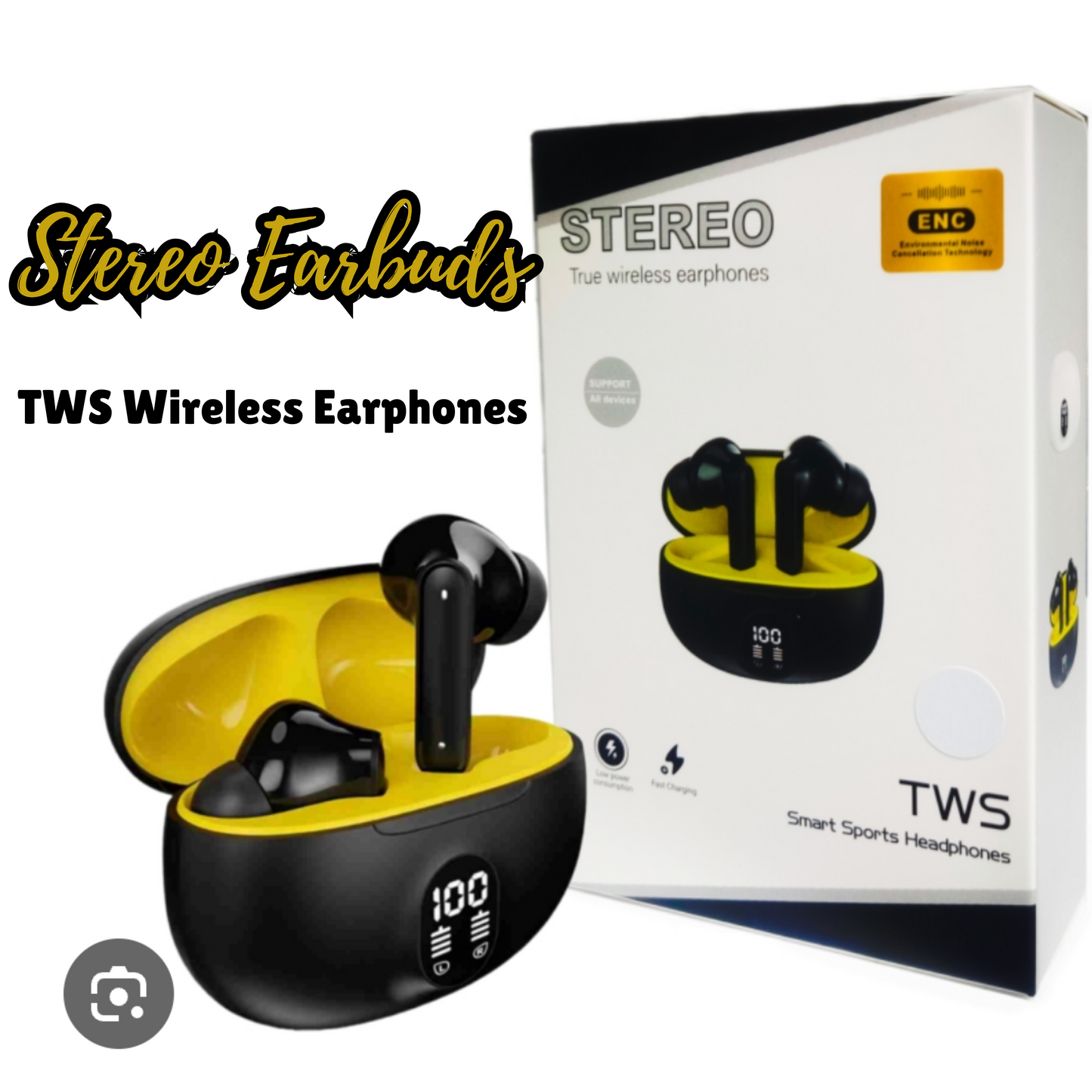 🎧 Stereo 895B | Original TWS Wireless Earbuds | Bluetooth 5.4 | Long Battery Life